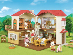 Sylvanian Families Kırmızı Çatılı Işıklı Şehir Evi-5302 5302 - 2