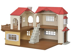 Sylvanian Families Kırmızı Çatılı Işıklı Şehir Evi-5302 5302 - 7