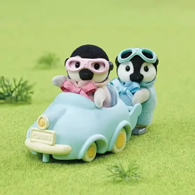 Sylvanian Families Penguen Bebekler Araba Keyfi 5695 - 3