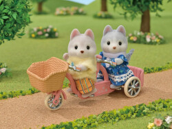 Sylvanian Families Tandem Bisiklet Ve Haskiler 5637 - 3