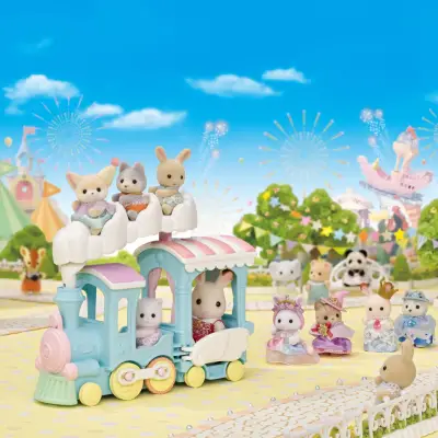 Sylvanian Families Uçan Bulutlu Gökkuşağı Treni Esf5702 - 3