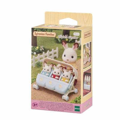 Sylvanian Families Üçüz Bebek Arabası 5533 - 1