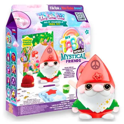 Taba World Mystical Friends Keychain Box Kit (Gnome) - 1