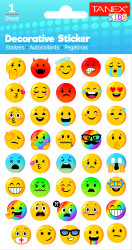 Tanex Emoji Serisi Etiketi Tnx-25035 - 1