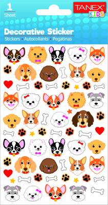 Tanex Minik Köpekler Serisi Etiketi Tnx-25044 - 1