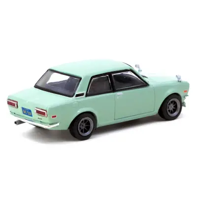 Tarmac Works 1/64 Datsun 510 Light Green T64R-052-Gr - 2