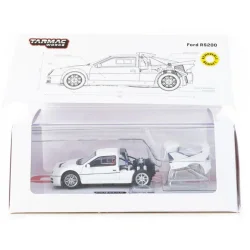 Tarmac Works 1/64 Ford RS200 White - HOBBY64 - 3