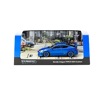 Tarmac Works 1/64 Honda Integra TYPE R DC5 Custom Blue Metallic - 2