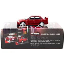 Tarmac Works 1/64 Mitsubishi Lancer Gsr Evolution II Red Cards T64G-049-Re - 3