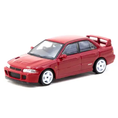 Tarmac Works 1/64 Mitsubishi Lancer Gsr Evolution II Red Cards T64G-049-Re - 1