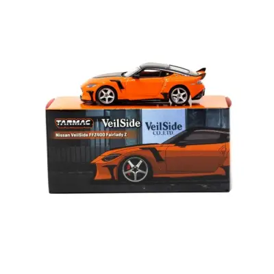 Tarmac Works 1/64 Nissan VeilSide FFZ400 Fairlady Z Orange - 1
