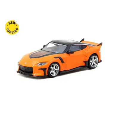 Tarmac Works 1/64 Nissan VeilSide FFZ400 Fairlady Z Orange - 3