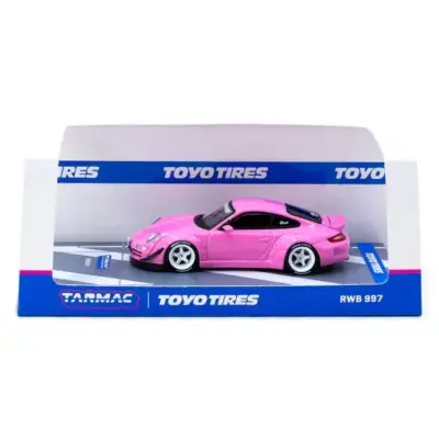 Tarmac Works 1/64 Toyo Tires Pink Rwb 997 T64-057-Pn - 3