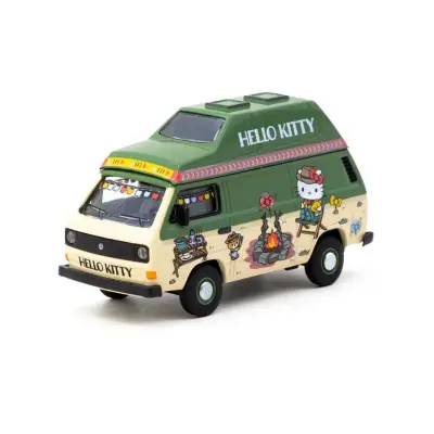 Tarmac Works 1/64 Volkswaken T13 Van Hello Kitty Camping 3976 - 1