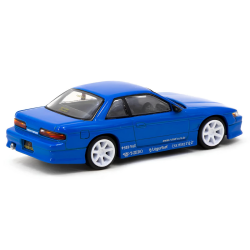 Tarmac Works 1/64 Wertex Nissan Silvia S13 Blue Metallic T64G-025-Bl - 2