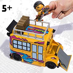 Tech Deck 2in1 SK8 Crew Dönüşebilen Okul Otobüsü Oyun Seti S1 - 6071034 - 6
