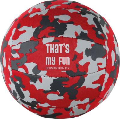 That's My Fun Plaj Topu Camo Kırmızı - Boyut 5 74341 - 1