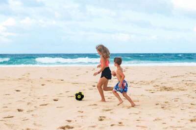 Tmf Plaj Futbol Topu Neon Sarı - Boyut 5 73476 - 4