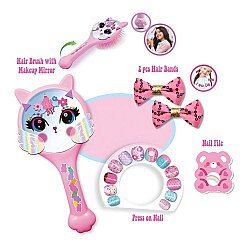 Tokidas Cute Cat-Shaped Hairbrush Set T262 - 2