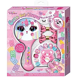 Tokidas Cute Cat-Shaped Hairbrush Set T262 - Tokidas