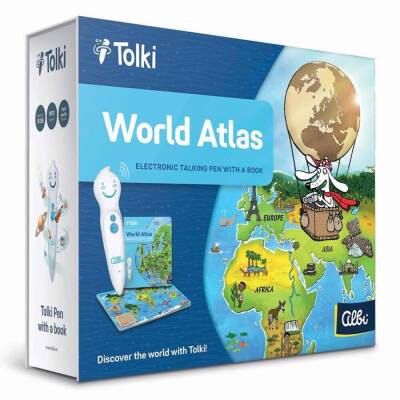 Tolki World Atlas Electronic Talking Pen With A Book - 1