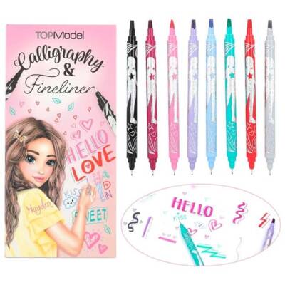 Top Model Calligraphy and Fineliner Set 411392 - 1