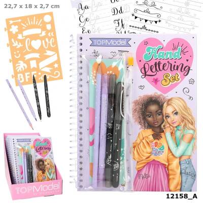 Top Model Colouring Book Set Handlettering 412158 - 1