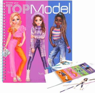 Top Model Create Your Colouring Book 0412447 - 1