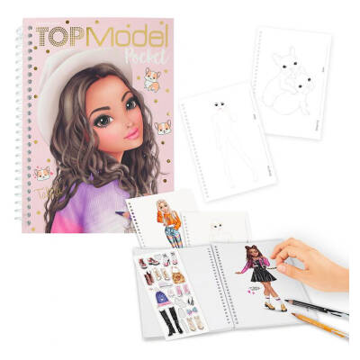 Top Model Pocket Colouring Book 411822 - 2