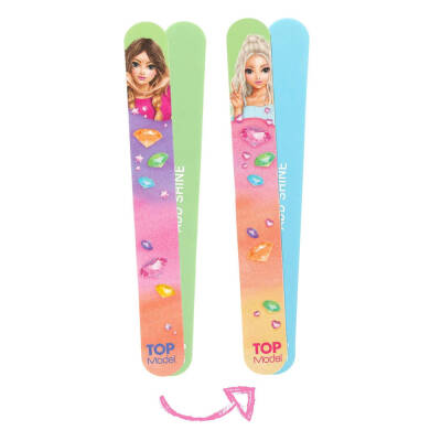 Top Model Tırnak Törpü Seti, Mavi-Yeşil 2155702002 - 2