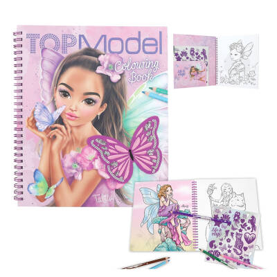 Topmodel Peri ve Masal Hayvanları Boyama Kitabı 412976 - 1