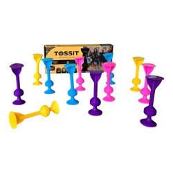 Tossit Silikon Dart -Aile Seti - Pembe/Mor/Mavi/Sarı TS00PPBY - Tossit