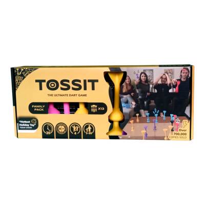 Tossit Silikon Dart -Aile Seti - Pembe/Mor/Mavi/Sarı TS00PPBY - 2