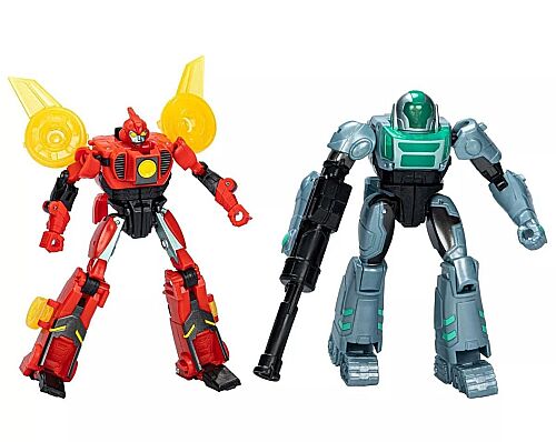Transformers Earthspark Terran Twitch ve Robby Malto İkili Aksiyon Figürü Seti F8438 - 3