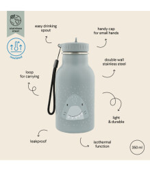 Trixie 56-225 | Insulated Drınkıng Bottle 350Ml - Mr Shark - 3