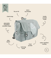 Trixie 91-225 | Satchel Çocuk Okul Sırt Çantası - Mr. Shark - 4