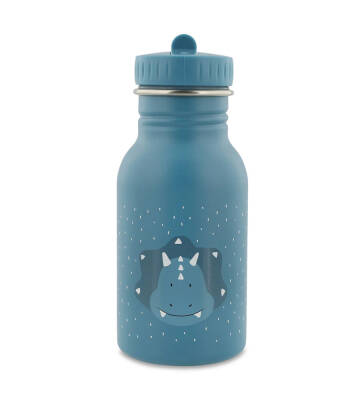 Trixie 40-228 Paslanmaz Çelik Suluk Matara 350ml - Mr. Triceratops - 1