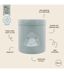 Trixie 55-225 Termos Yemek Kabı 500ml - Mr. Shark - 2