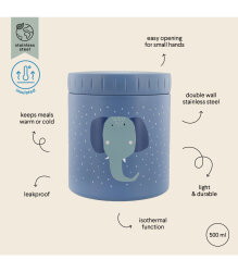 Trixie 55-214 Termos Yemek Kabı 500ml - Mrs. Elephant - 2