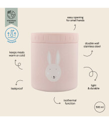 Trixie 55-217Termos Yemek Kabı 500ml- Mrs. Rabbit - 2