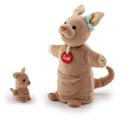 Trudi Puppet Baby Kangaroo Peluş Tudg0000 - 1