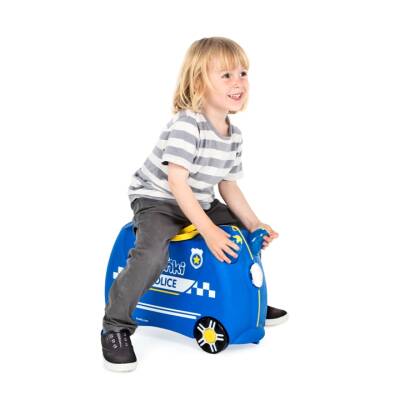 Trunki Çocuk Bavulu - Polis Arabası Percy Tr000323 - 2