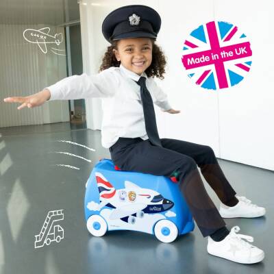 Trunki Çocuk Bavulu - Uçak - Amelia TR000351 - 4