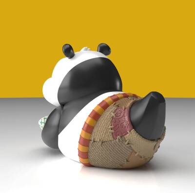 Tubbz Kung Fu Panda Po Boxed Lisanslı Cosplay Ördek Collectible Figür - 3
