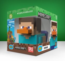 Tubbz Minecraft Boxed Steve Lisanslı Cosplay Ördek Collectible Figür - 5