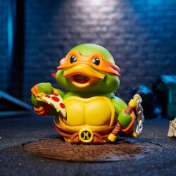 Tubbz TMNT Boxed Michelangelo Lisanslı Cosplay Ördek Collectible Figür - 2