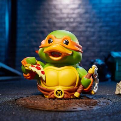 Tubbz TMNT Boxed Michelangelo Lisanslı Cosplay Ördek Collectible Figür - 2