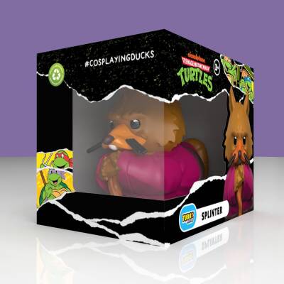Tubbz TMNT Splinter Boxed Lisanslı Cosplay Ördek Collectible Figür - 6