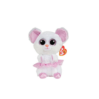 Ty Beanie Boo Nina Balerin Beyaz Fare 15 cm 150079Ty36365 - 1