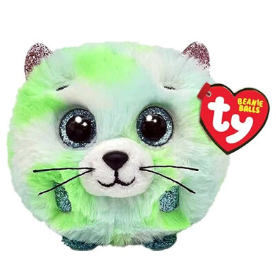 Ty Cat - Cat Green Ball Puf 150079Ty42537 - Ty